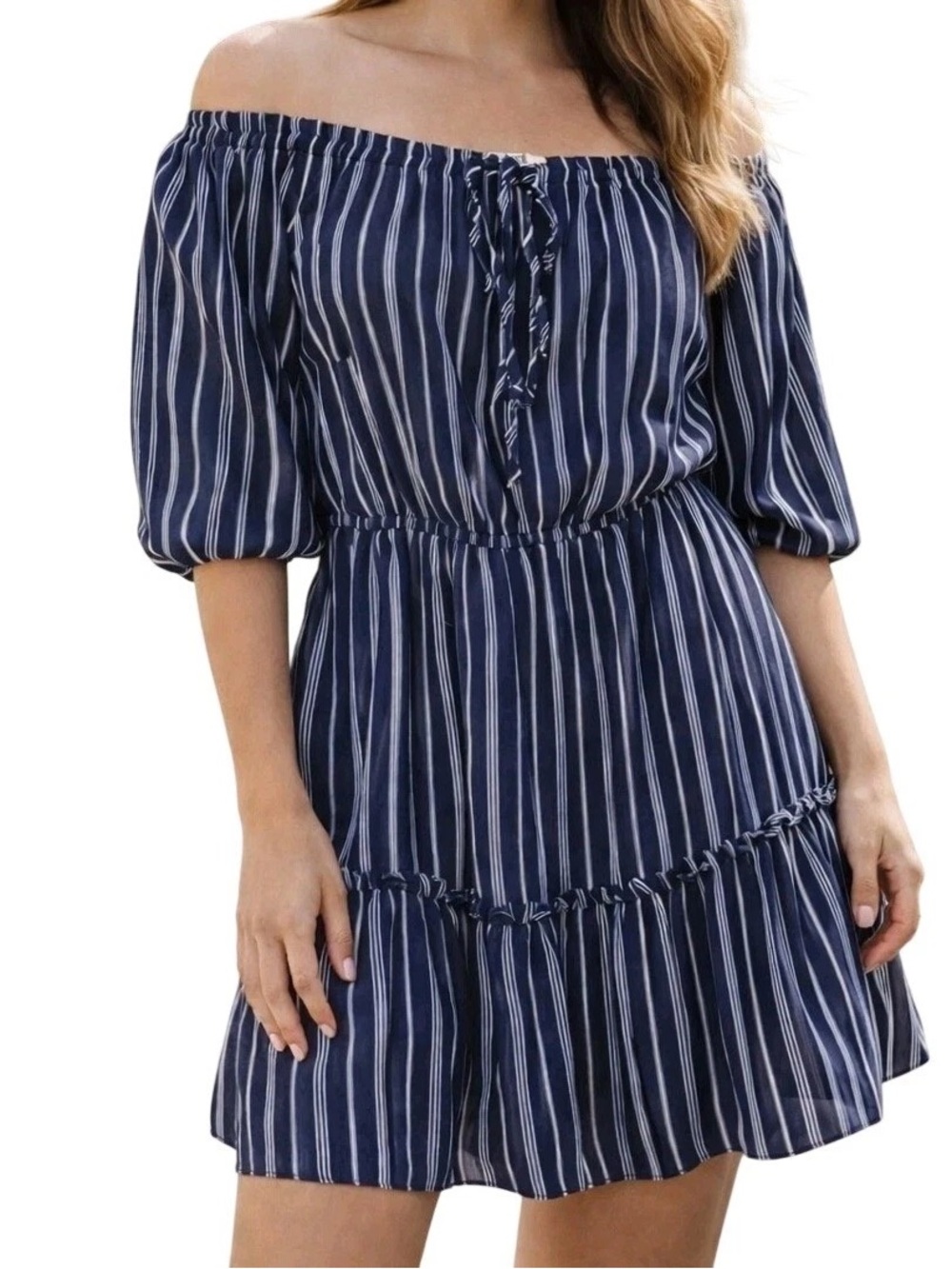 BB Dakota Stripe Mini Dress